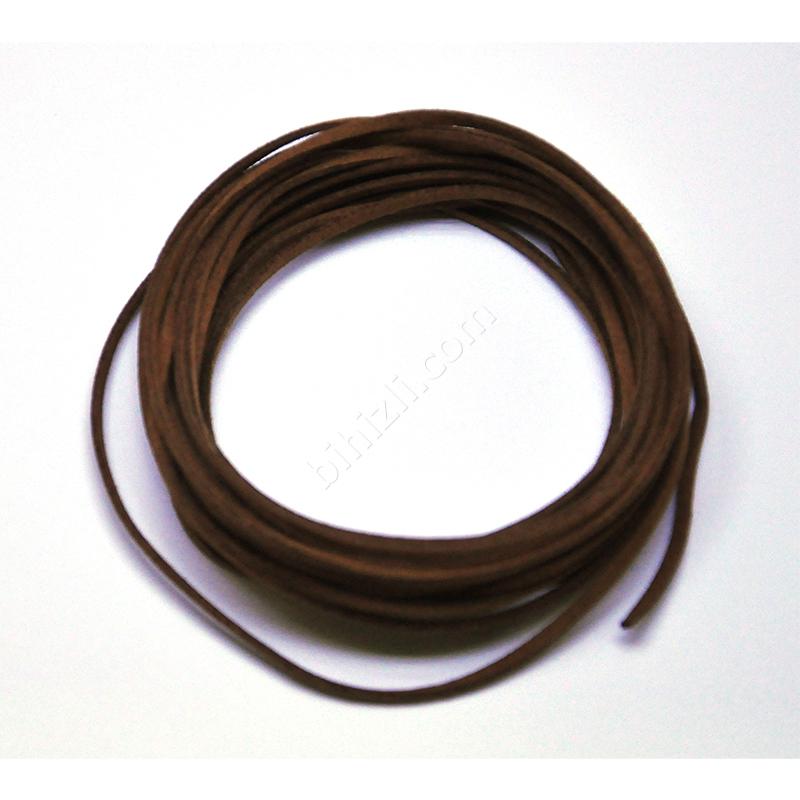 Süet Ip Koyu Taba ( 5 Metre ) Çap: 3x1,5 Mm